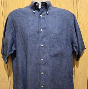 Turnbury Mens Linen Shirt Medium